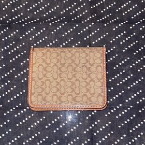 Coach passport & ID card holder